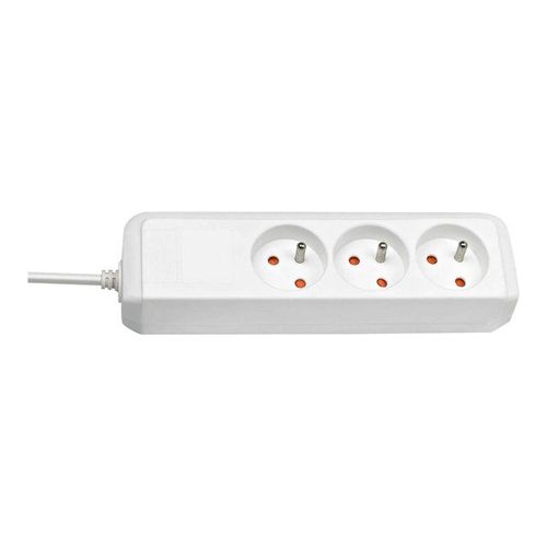 brennenstuhl Eco-Line - Coupe-circuit - CA 230 V - connecteurs de sortie : 3 - 1.5 m - blanc