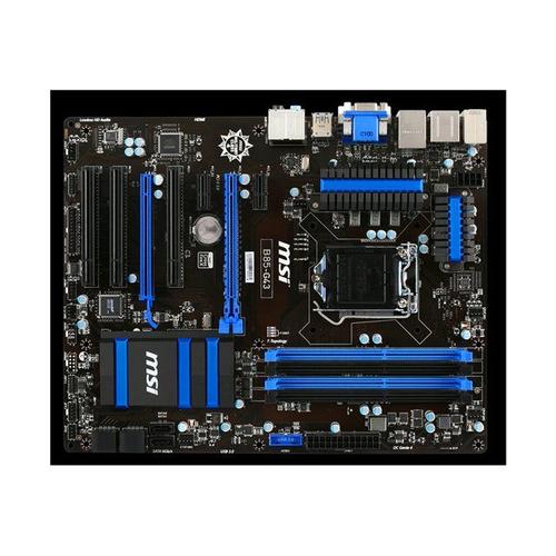 MSI B85-G43 - Carte-mère - ATX - Socket LGA1150 - B85 Chipset - USB 3.0 - Gigabit LAN - carte graphique embarquée (unité centrale requise) - audio HD (8 canaux)