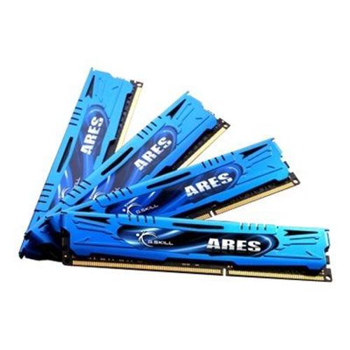 G.Skill ARES - DDR3 - kit - 32 Go: 4 x 8 Go - DIMM 240 broches - 2400 MHz / PC3-19200 - CL11 - 1.65 V - mémoire sans tampon - non ECC