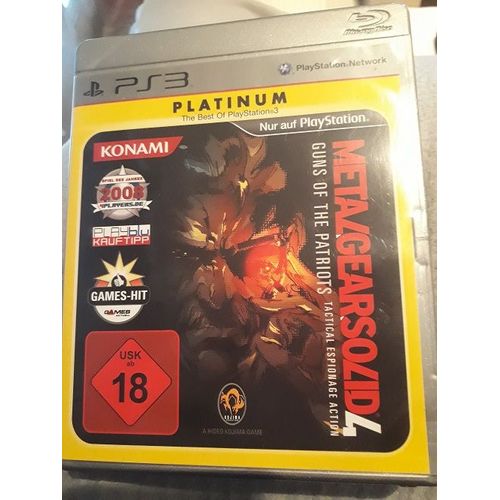 Metalgearsolid4 Platinium Ps3