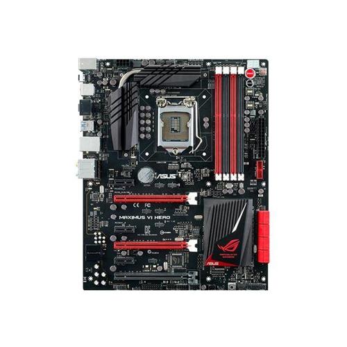 ASUS MAXIMUS VI HERO - Carte-mère - ATX - Socket LGA1150 - Z87 Chipset - USB 3.0 - Gigabit LAN - carte graphique embarquée (unité centrale requise) - audio HD (8 canaux)