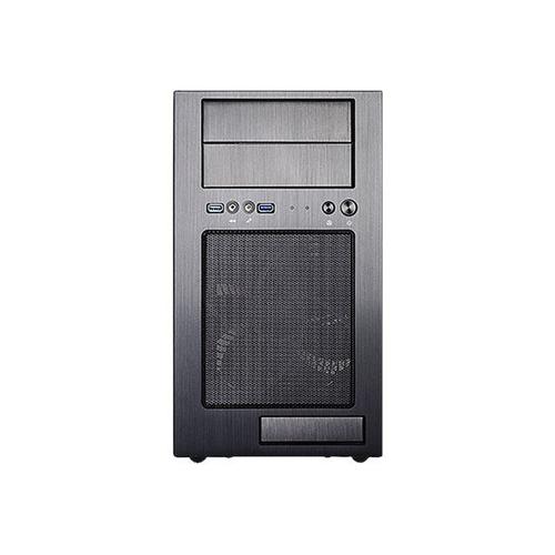 SilverStone TEMJIN TJ08-E - Tour - micro ATX - pas d'alimentation (ATX / PS/2) - noir - USB/Audio