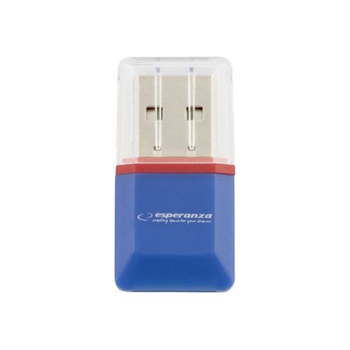 Esperanza EA134B - Lecteur de carte (TransFlash, microSD, microSDHC) - USB 2.0