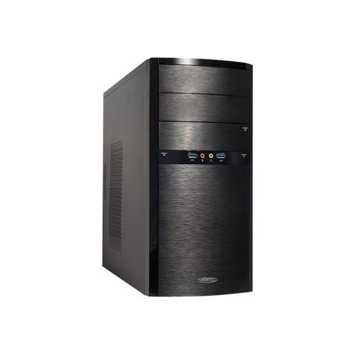 Suza Elite - Mini-tour - mini ITX - adaptateur secteur 480 Watt (ATX) - noir - USB/Audio