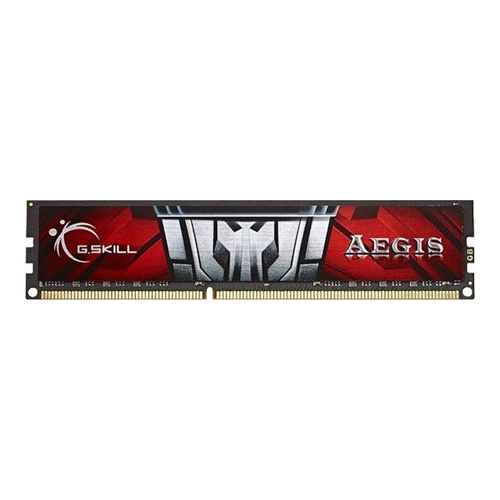 G.Skill AEGIS F3-1600C11S-4GIS - DDR3 - module - 4 Go - DIMM 240 broches - 1600 MHz / PC3-12800 - CL11 - 1.5 V - mémoire sans tampon - non ECC