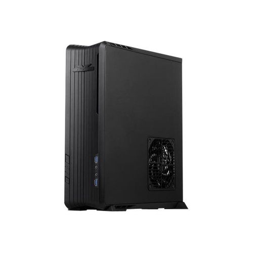 SilverStone Raven RVZ01 - Tour - DTX - pas d'alimentation - noir - USB/Audio