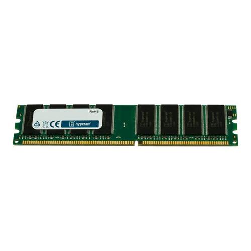Hypertec - DDR - module - 512 Mo - DIMM 184 broches - 400 MHz / PC3200 - mémoire sans tampon - non ECC