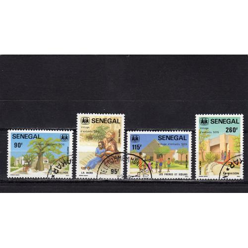 Timbres-Poste Du Sénégal (Villages DEnfants S.O.S.)