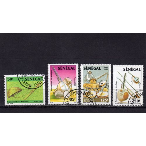Timbres-Poste Du Sénégal (Instruments De Musique Traditionnels)