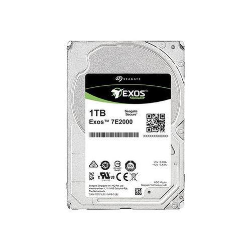 Seagate Exos 7E2000 ST1000NX0333 - Disque dur - 1 To - interne - 2.5" SFF - SAS 12Gb/s - NL - 7200 tours/min - mémoire tampon : 128 Mo