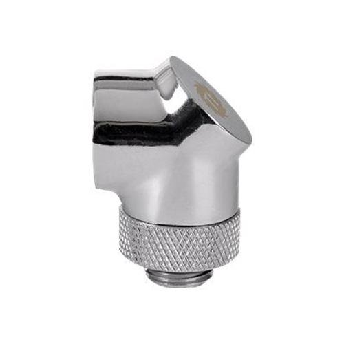 Thermaltake Pacific G1/4 90 Degree Adapter - Adaptateur de raccordement du système de refroidissement par liquide - chrome