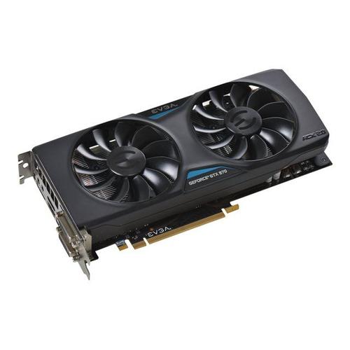 EVGA GeForce GTX 970 SC GAMING ACX 2.0 - Carte graphique - GF GTX 970 - 4 Go GDDR5 - PCIe 3.0 x16 - 2 x DVI, HDMI, DisplayPort