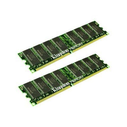 Kingston - DDR - 512 Mo: 2 x 256 Mo - DIMM 184 broches - 400 MHz / PC3200 - mémoire sans tampon - non ECC - pour Apple iMac G5