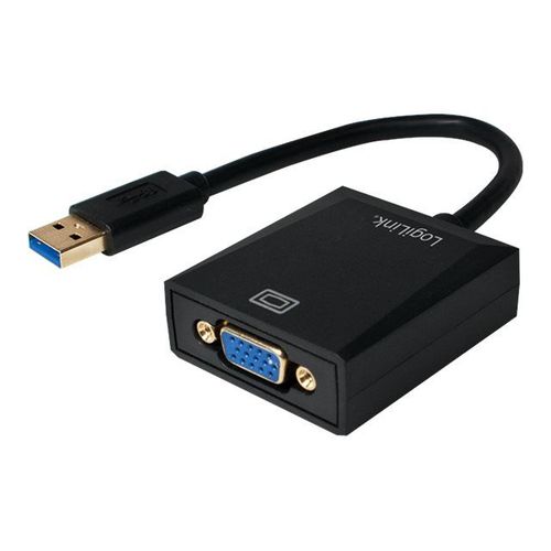 LogiLink - Adaptateur vidéo externe - USB 3.0 - D-Sub