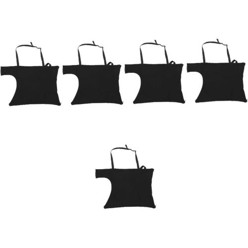 Noir 5 Pièces Sacs pour aspirateur souffleur de Feuilles souffleur de Feuilles électrique Sac pour souffleur de Feuilles Sac de Feuilles pour l'extérieur Sac à Feuilles Pratique Vide