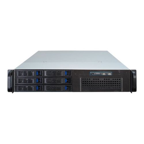 Inter-Tech IPC 2U-2406 - Rack-montable - 2U - SSI EEB - SATA - hot-swap - pas d'alimentation - USB