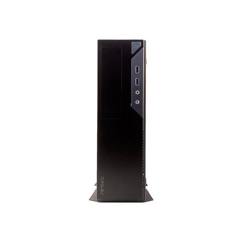 Antec Value Solution VSK2000-U3 - Ordinateur de bureau à faible encombrement - micro ATX - pas d'alimentation - noir - USB/Audio