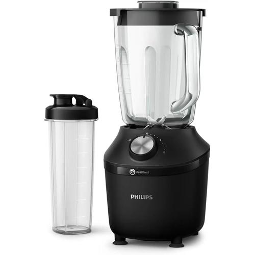 600 Watt 600 Watt Philips 3000 Series Blender, Technologie ProBlend Crush 600 W, 2 l, Système ProBlend, Capacité effective de 1,25 l, 2