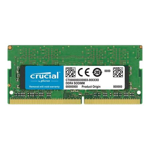 Crucial - DDR4 - module - 16 Go - SO DIMM 260 broches - 2400 MHz / PC4-19200 - CL17 - 1.2 V - mémoire sans tampon - non ECC
