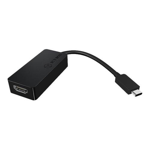 ICY BOX IB-AC534-C - Adaptateur vidéo externe - USB-C - HDMI - noir