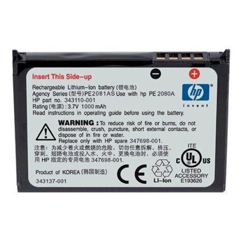 Hp - Batterie Pour Ordinateur De Poche Lithium Ion 1000 Mah - Pour Ipaq Pocket Pc H4155