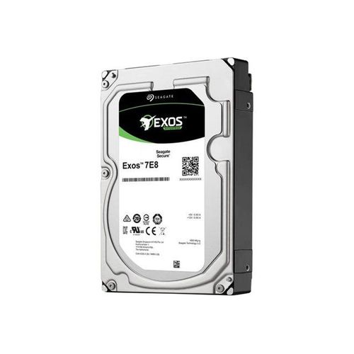Seagate Exos 7E8 ST4000NM0255 - Disque dur - chiffré - 4 To - interne - 3.5" - SAS 12Gb/s - 7200 tours/min - mémoire tampon : 128 Mo - Self-Encrypting Drive (SED)