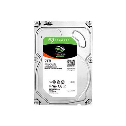 Seagate FireCuda ST2000DX002 - Disque dur hybride - 2 To (8 Go flash) - interne - 3.5" - SATA 6Gb/s - mémoire tampon : 64 Mo