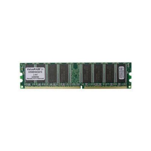 Kingston ValueRAM - DDR - module - 1 Go - DIMM 184 broches - 400 MHz / PC3200 - CL3 - 2.6 V - mémoire sans tampon - non ECC - pour ABIT DigiDice; ASUS P4P800; ECS 865, KV2, N2U400, PF3, PM800;...