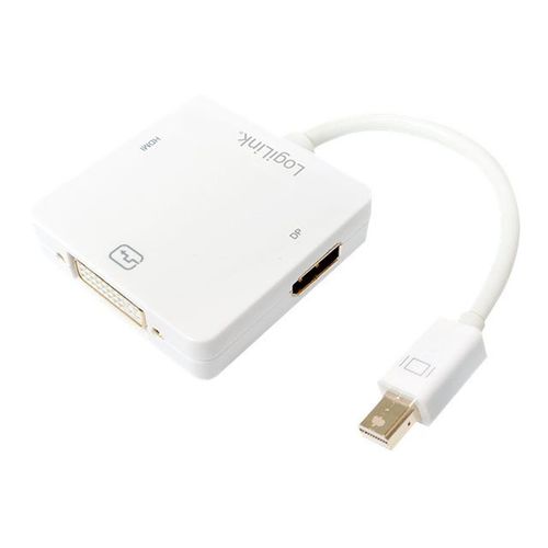 LogiLink - Adaptateur vidéo externe - Mini DisplayPort - DVI, HDMI, DisplayPort