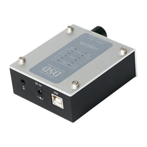 LogiLink - Carte son - 32 bits - 384 kHz - 112 dB rapport signal à bruit - stéreo - USB 2.0