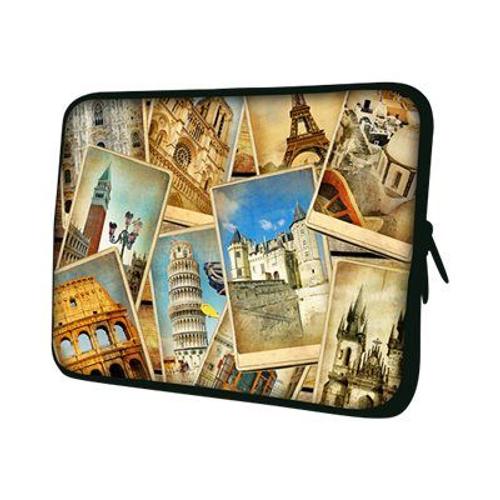 PEDEA Design - Housse d'ordinateur portable - 15.6" - voyage vintage