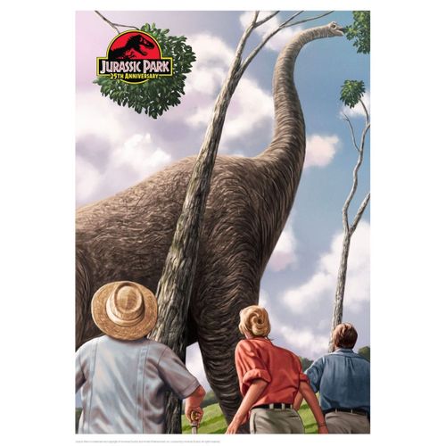 Jurassic Park - Lithographie 25th Anniversary 42 X 30 Cm