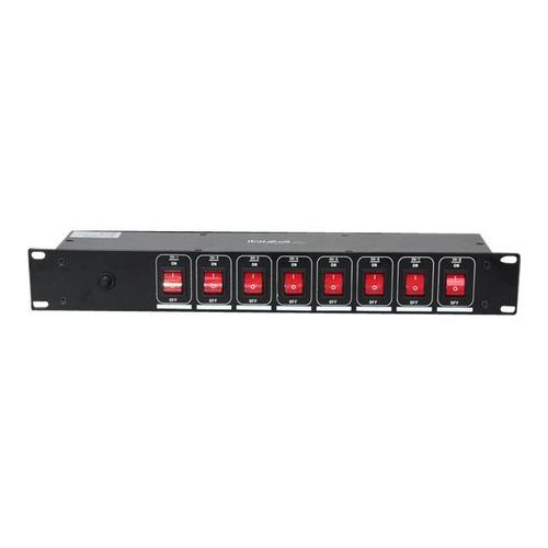 Ibiza Light - Unité de distribution secteur (rack-montable) - CA 220-240 V - 3000 Watt - connecteurs de sortie : 8 (alimentation) - 19