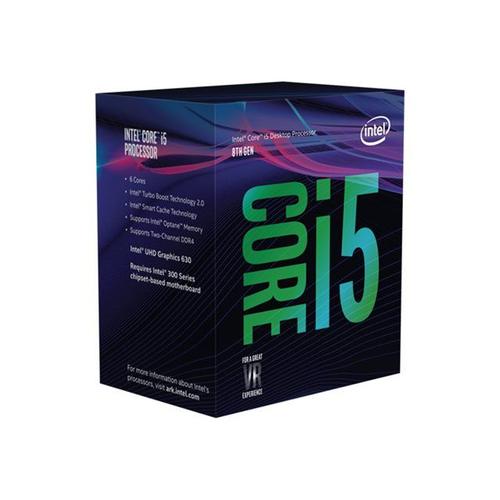 Intel Core i5 8400 - 2.8 GHz - 6 coeurs - 6 fils - 9 Mo cache - LGA1151 Socket - Box