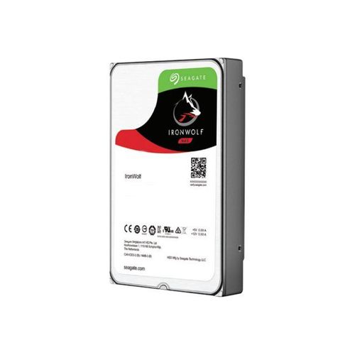 Seagate IronWolf ST6000VN0033 - Disque dur - 6 To - interne - 3.5" - SATA 6Gb/s - 7200 tours/min - mémoire tampon : 256 Mo