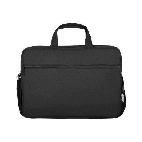 Urban Factory Nylee Toploading Laptop Bag 17.3" Black - Sacoche pour ordinateur portable - 17.3" - noir