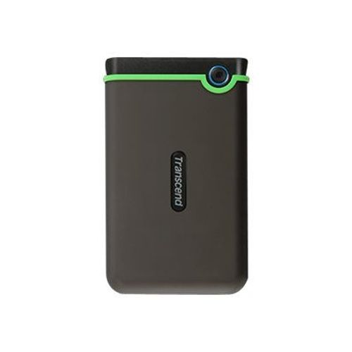 Transcend StoreJet 25M3 Slim - Disque dur - 500 Go - externe (portable) - 2.5" - USB 3.1 Gen 1 - gris de fer