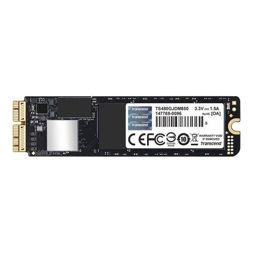 Transcend JetDrive 855 - SSD - 480 Go - externe (portable) - NVMe - Thunderbolt