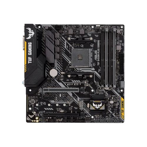 ASUS TUF B450M-PLUS GAMING - Carte-mère - micro ATX - Socket AM4 - AMD B450 Chipset - USB 3.1 Gen 1, USB 3.1 Gen 2, USB-C Gen1 - Gigabit LAN - carte graphique embarquée (unité centrale requise) -...