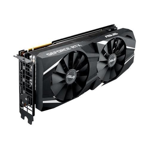 ASUS DUAL-RTX2080-8G - Carte graphique - GF RTX 2080 - 8 Go GDDR6 - PCIe 3.0 x16 - HDMI, 3 x DisplayPort, USB-C