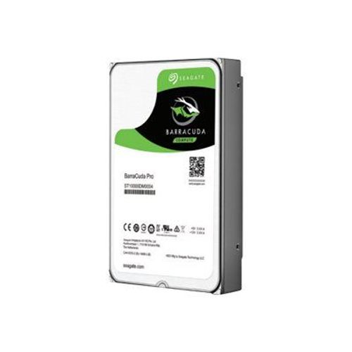 Seagate Barracuda Pro - Disque dur - 10 To - interne - 3.5" - SATA 6Gb/s - 7200 tours/min - mémoire tampon : 256 Mo - avec 2 ans de Seagate Rescue Data Recovery
