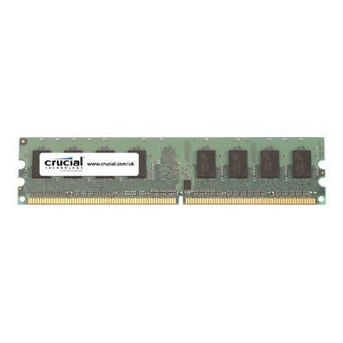 Crucial - DDR2 - 512 Mo - DIMM 240 broches - 533 MHz / PC2-4200 - CL4 - 1.8 V - mémoire sans tampon - non ECC - pour ABIT AA8XE