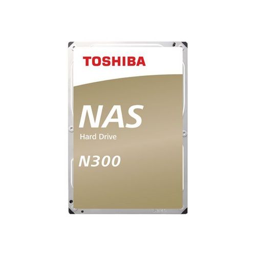 Toshiba N300 NAS - Disque dur - 12 To - interne - 3.5" - SATA 6Gb/s - 7200 tours/min - mémoire tampon : 256 Mo