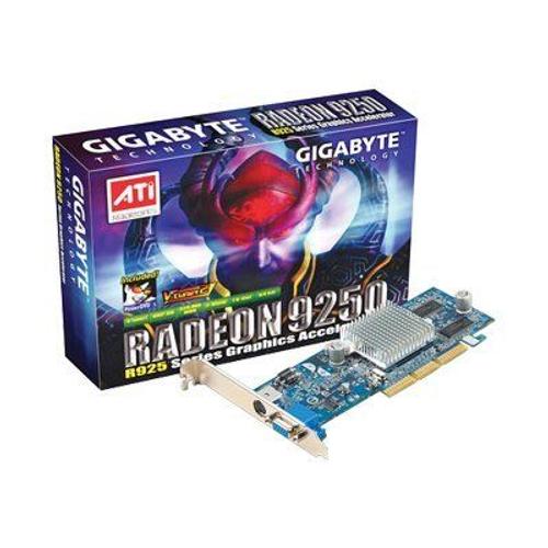 Gigabyte GV-R925128T - Carte graphique - Radeon 9250 - 128 Mo DDR - AGP 8x