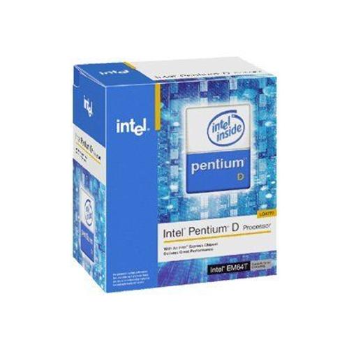 Intel Pentium D 820 - 2.8 GHz - 2 coeurs - 2 Mo cache - LGA775 Socket - Box
