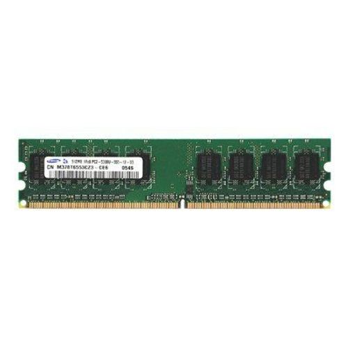 Samsung - DDR2 - 512 Mo - DIMM 240 broches - 667 MHz / PC2-5300 - CL5 - 1.8 V - mémoire sans tampon - non ECC