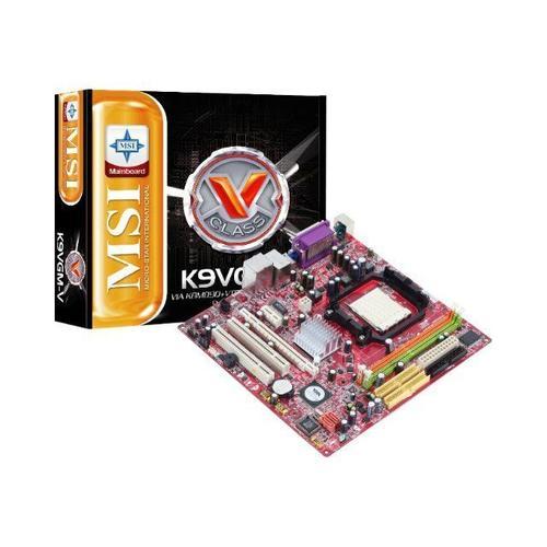 MSI K9VGM-V - Carte-mère - micro ATX - Socket AM2 - K8M890 - LAN - carte graphique embarquée - audio HD (8 canaux)