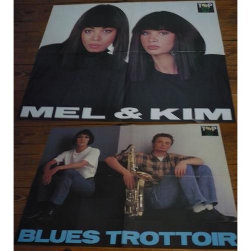 Grand Poster Mel And Kim Et Blues Trottoir Top 50