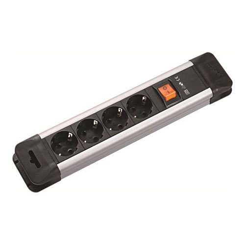 Bachmann CONNECT US - Coupe-circuit - connecteurs de sortie : 4 - 2 m - noir, argent