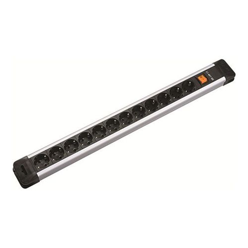 Bachmann CONNECT US - Coupe-circuit - connecteurs de sortie : 12 - 1.8 m - noir, argent